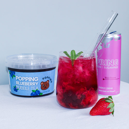 Popping Wildberry Red Bull Mocktail